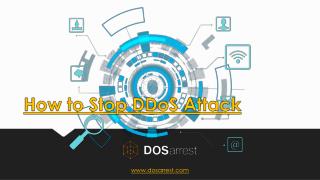 How to stop DDoS attack