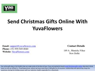 Send Christmas Gifts Online With YuvaFlowers