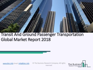 Transit And Ground Passenger Transportation Global Market Report