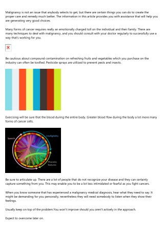 Suggestions And Methods On How To Deal With Malignancy