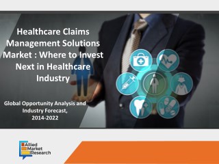 Healthcare Claims Management Solutions Market Expected to Reach $5,213 Million