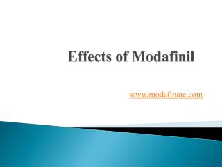 Modafinil Effect