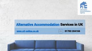 Alternative accommodation agency | UK