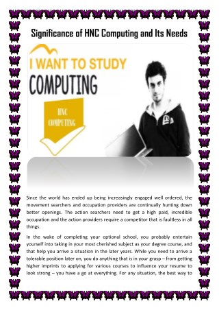 Significance of HNC Computing and Its Needs