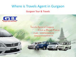 Where is Travels Agent in Gurgaon