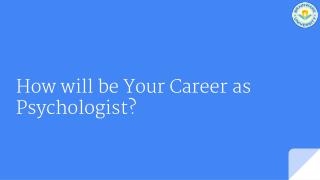 career in psychology