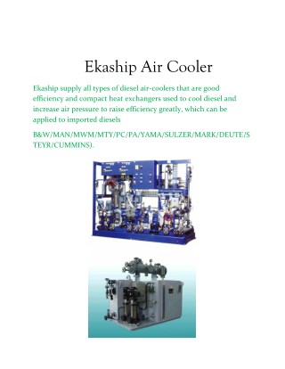 Ekaship - Oilproviding Unit