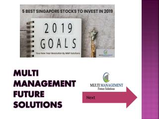 5 Best Singapore Stocks to Invest in 2019