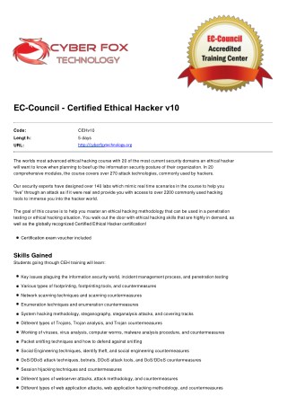 download free Certified Ethical Hacker v10