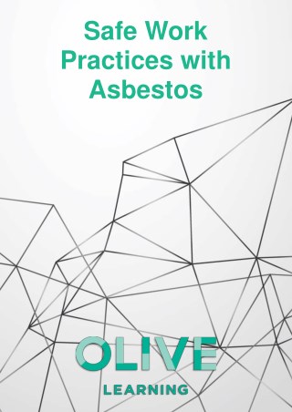 Safe work practices with Asbestos