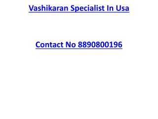 Vashikaran Specialist In Usa