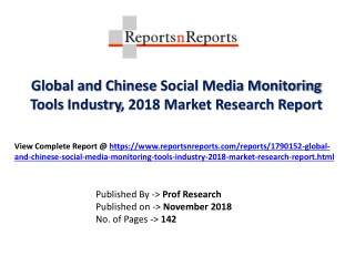 Global Social Media Monitoring Tools Industry with a focus on the Chinese Market