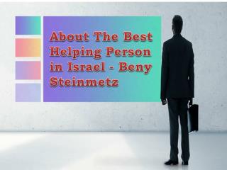 Details About Beny Steinmetz Organizations
