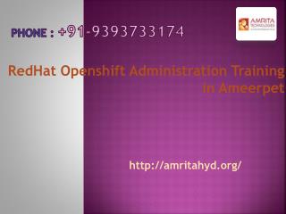 RedHat Openshift Administration Training in Ameerpet