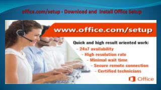 www.office.com/setup - Download, Install and Activate Office Setup