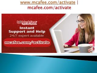 mcafee.com/activate - Downlaod, Install and Activate McAfee Antivirus