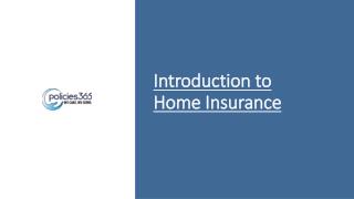 Home Insurance - Policies365