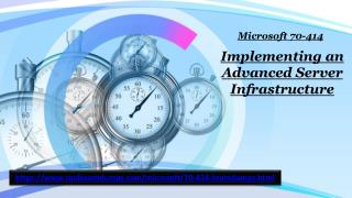Latest Microsoft 70-414 Certification Practice Question Answers – Realexamdumps.com