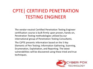 download free Certified Penetration Testing Engineer