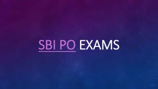 SBI PO