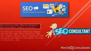 Why best San Francisco SEO Agency is hire seo consultants