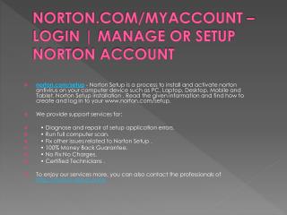 NORTON.COM/SETUP NORTON ACTIVATION ONLINE