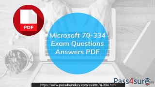 70-334 - Microsoft Practice Exam Question & Answers