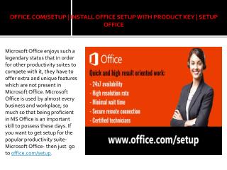 office.com/setup - Procedure to Uninstall the Microsoft Office from your Computer