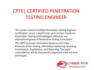 download free Certified Penetration Testing Engineer dumps