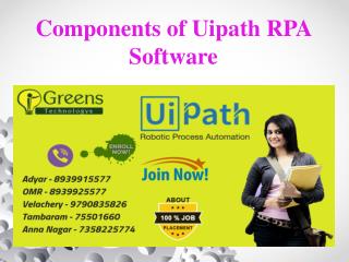 Components of Uipath RPA Software