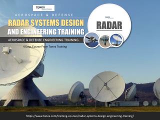 Radar Systems Design and Engineering : Tonex Training