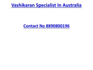 Vashikaran Specialist In Australia