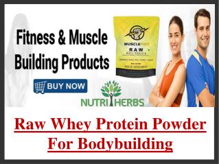 Raw Whey Protein Powder For Getting Your Strength Back