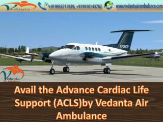 Vedanta Air Ambulance Services from Chennai to Mumbai with the MD Doctors and Paramedic Technicians