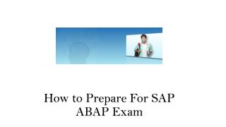 SAP ABAP Online Training