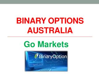 Binary Options Australia at Go Markets