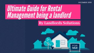 Ultimate Guide for Rental Management We Bet You Won’t Find Anywhere Else