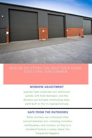 how Roller Shutters Can Help Your Home Stay Cool This Summer