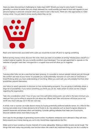 Find Out About Making Money Online In This Post