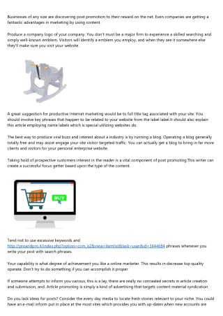 How To Effectively Use Write-up Advertising To Meet Your Needs