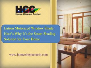 Lutron Motorized Window Shade: Here’s Why It’s the Smart Shading Solution for Your Home