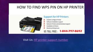 How to find WPS PIN on hp printer