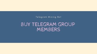 Buy Telegram Group Members