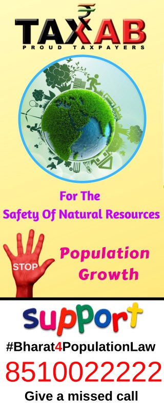 Safety of Natural Resources in India from Population growth
