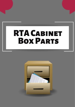 RTA Cabinet Box Parts