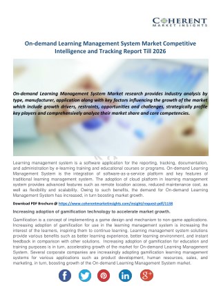 On-demand Learning Management System Market