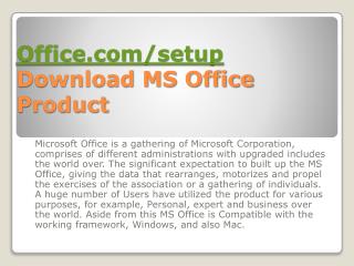 OFFICE.COM/SETUP DOWNLOAD MS OFFICE ANTIVIRUS