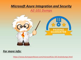 2018 Latest Microsoft AZ-101 Exam Questions - AZ-101 Dumps DumpsProfessor.com