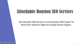 Affordable Houston SEO Services