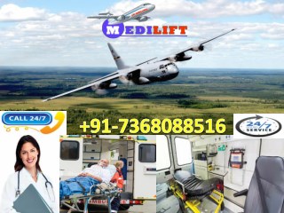 Get Fast Light Jets Air Ambulance in Patna with Medical Facility